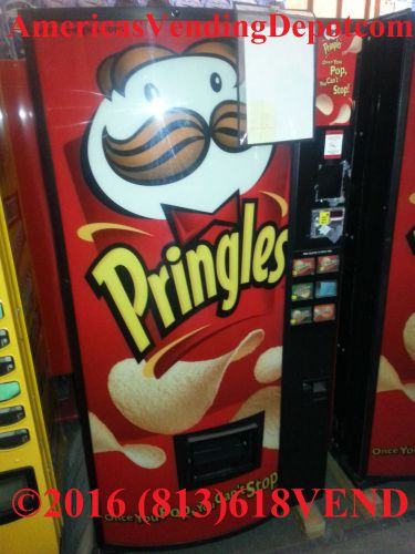 Hard 2 find~dixie narco 360 pringles vending machine ~ 6 selections ~ wholesale! for sale