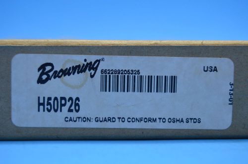 NEW BROWNING H50P26 SPROKET 26 TEETH 50 CHAIN, NEW IN FACTORY BOX, NEW OLD STOCK