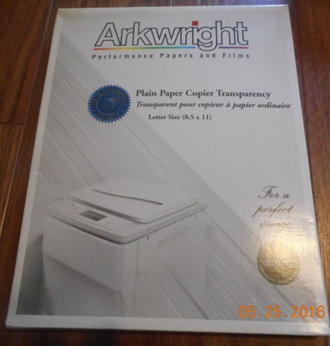 Arkwright Transparency for Plain Paper Copiers - Opened box 100 sheets