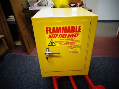 Eagle Yellow Model 1904 Fireproof Safety Storage Cabinet