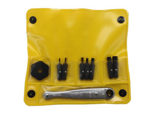Chapman mfg #2307 american made allen metric hex ratchet screwdriver kit for sale