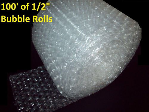 100 Feet of Bubble Wrap® 12&#034; Wide! 1/2&#034; LARGE Bubbles! Perforated Every 12&#034;