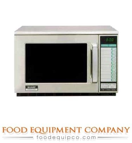 Sharp electronics r-24gtf microwave oven, 1800 watts, stainless steel door... for sale