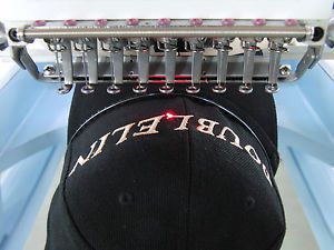 NEW, 4 heads 12 colors embroidery machine, Cap, jacket, T-shirt, flat embroidery