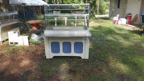 Stainless steel mobil salad bar for sale