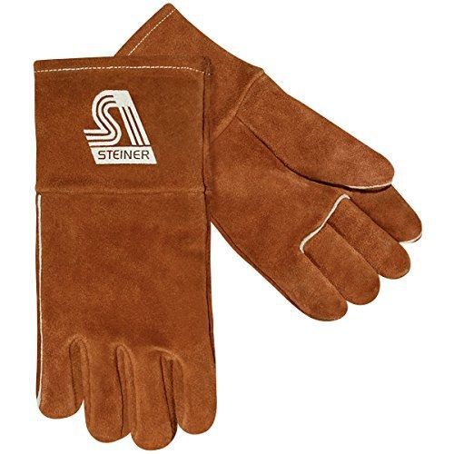 Steiner 0403w high temperature welding gloves,  thermal tanned cowhide wool for sale