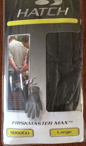 Hatch Friskmaster Max SB8000 Leather Duty Glove Black/Large