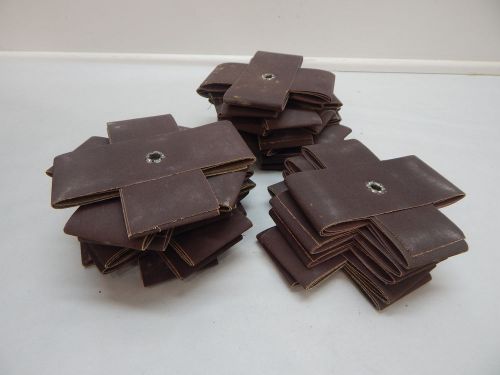 Duracut cross sanding pads 5&#034; x 2&#034; 180 grit 1/4&#034; -20 tpi qty  20 pcs for sale