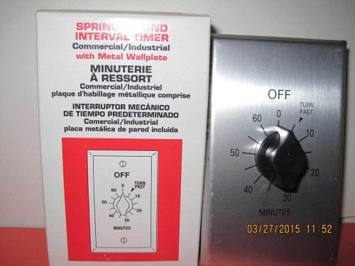 +++++++++++++C560M .60 MINUTES SPRING WOUND INTERVAL TIMER COMMERCIAL INDUSTRIAL