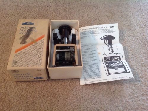 Carter&#039;s VINTAGE Automatic Numbering Machine Model 106 in box