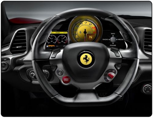 Ferrari Dashboard Mouse Pad