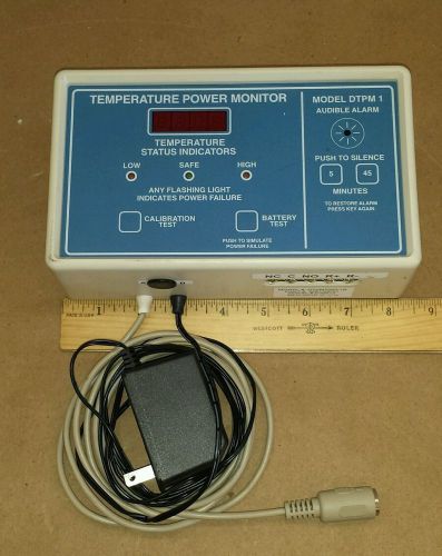 Jewett DTPM1000-1B Digital Temperature Power Monitor For Blood Plasma Freezer