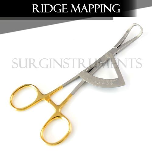 Bone Ridge Mapping Caliper Ring Style Dental Implant - Gold Handles