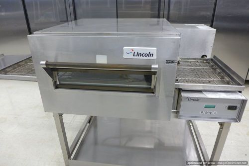 Lincoln 1132 electric conveyor pizza sandwich oven middleby convection w/ stand for sale