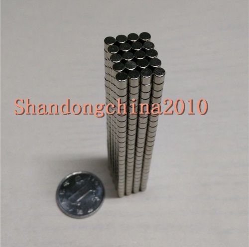 200pcs Neodymium Disc Mini 2 X 2mm Rare Earth N35 Strong Magnets Craft Models