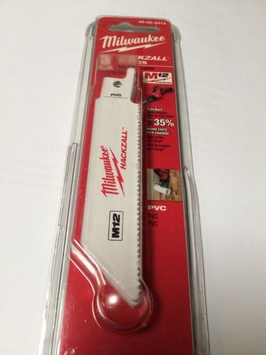 Milwaukee 49-00-5414 m12 hackzall blade-pvc 4 in. 5pk for sale