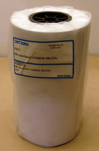 11&#034; x 500&#039; rl - 20 lb. opaque white laser bond 430d11l for sale