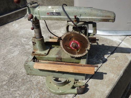 Vintage 1950&#039;s  Dewalt  MBF AMF Radial Arm Circular Saw