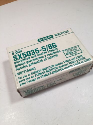 Stanley Bostitch SX5035-5/8G NOS 5000 staples