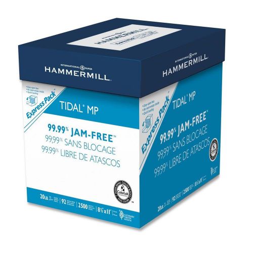 Hammermill tidal mp 20lb 8.5 x 11 92 bright 2500 sheets/ express pack (163120) for sale