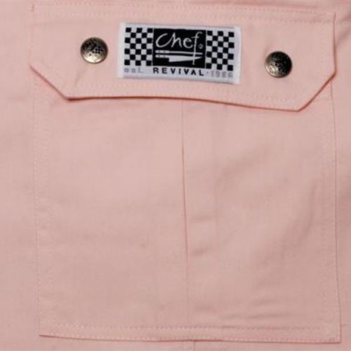 Chef Revival Ladies Pink Cargo Pants 100% Cotton