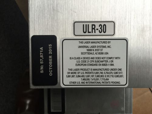 Universal 30W ULR-30 Laser
