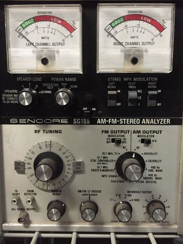 Sencore SG165 AM-FM-Stereo Analyzer