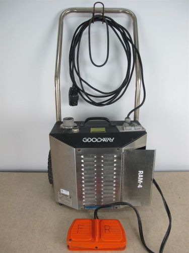 Goodway RAM-4-60 Rotary Chiller Tube Cleaner w/Foot Switch