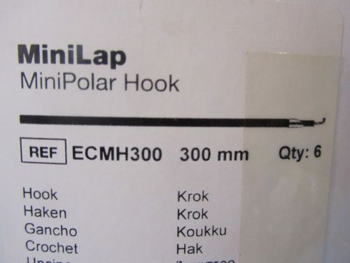 Stryker ECMH-300 Minilap 3mm Hook BOX OF 6 With 0250-040-012 Monopolar Cable!!
