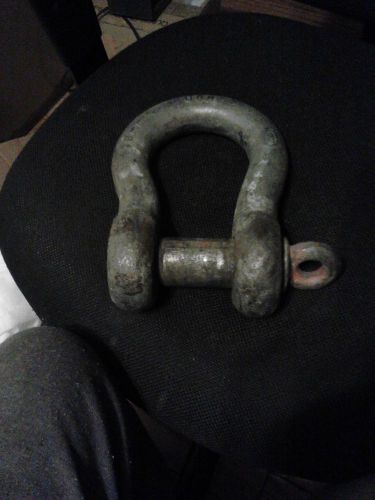 clevis shackle, bow, 1-1/2 inch, 20 ton, made USA, circle &#034;M&#034; logo, nice!!!