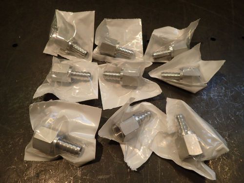 9 pieces of swagelok 316 ss connector fitting 3/8&#034; female npt x 3/8&#034; hose id for sale