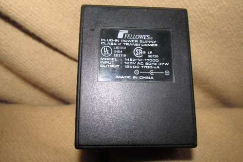 15v 1.4A power ADAPTOR = Fellowes PowerShred PS30 PS50 cord wall transformer PSU