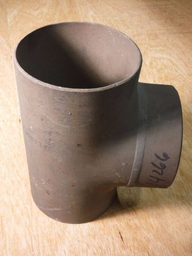 Copper-nickel 5 straight tee butt weld pipe fitting alaskan cupronickel 90-10 for sale