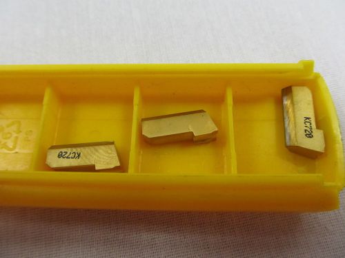 Kennametal GS188N GS48N KC720 Carbide Cut Off Inserts Turning Unused 3 PC Tool