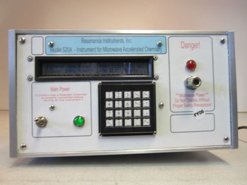 Resonance Instruments Microwave Generator 520A Powers On! Priced to Sell!