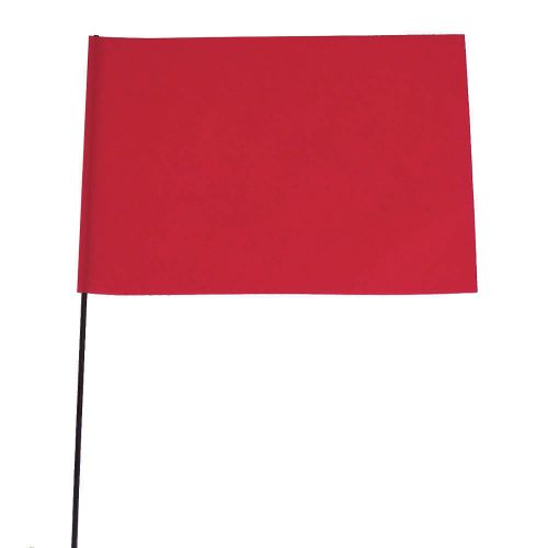 3JVT3 Marking Flag, RED, Blank, Vinyl, PK100, NEW, FREE SHIPPING, @2B@