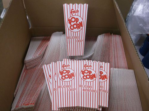 &#034;FRESH&#034; POPCORN BOXES / TUBS NO.47E 69 CU.IN. (SET OF 500 PCS) NEW IN BOX
