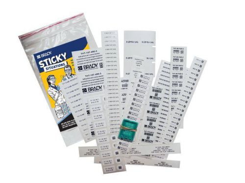 Brady General Lab industry sample label pack specimen labeling
