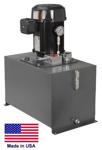 Hydraulic power system self contained - 230/460v - 3 ph - 5 hp  15 gal reservoir for sale