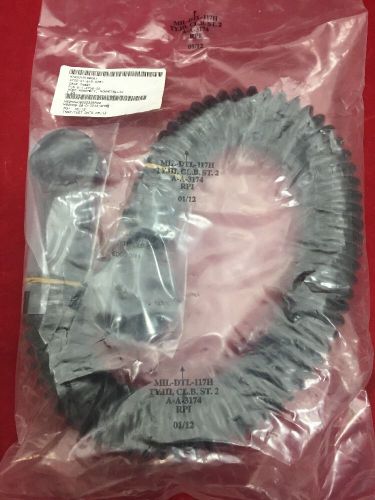 New 32&#034; nonmetallic breathing tube hose assembly mil-dtl-117h gas mask for sale