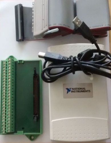 NI USB-6509, terminal block, cable