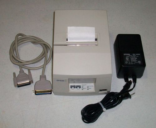 EPSON TM-U325PD MODEL M133A RECEIPT PRINTER WITH POWER SUPPLY AND CABLE