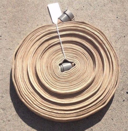 1.5&#034; x  97 ft  Fire Hose, NH/NST Aluminum ends, Tested to 150 PSI