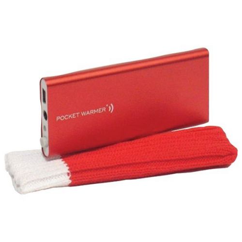 P3 P8430- RED Pocket Warmer/Charger 1050mAh Red