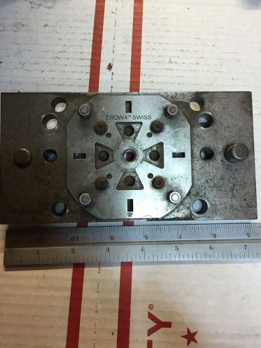 Erowa It&#039;s 100 Centering Plate Attached To Larger Plate