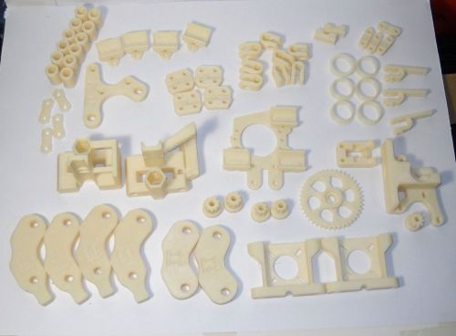 natural abs RepRap Prusa Mendel i2 3D Printer Plastic Printed Parts
