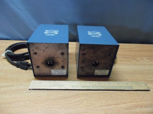 Masterflex 7543-01 Pumps for parts or Repair Lot of two Both are 1 r.p.m.