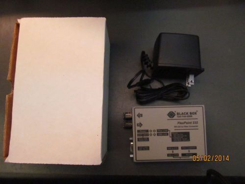 BLACK BOX ME660A-MST FlexPoint RS-232 to Fiber Converter