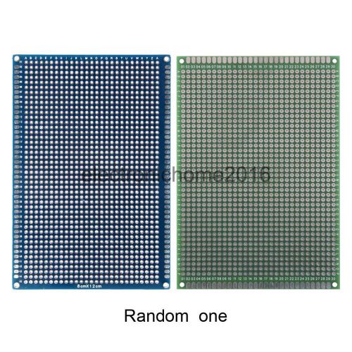 Double side prototype pcb universal printed circuit peg board random color for sale