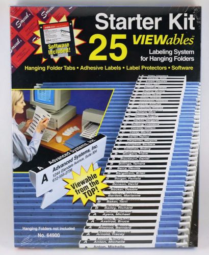 Smead viewables starter kit 25 tabs &amp; labels new for sale